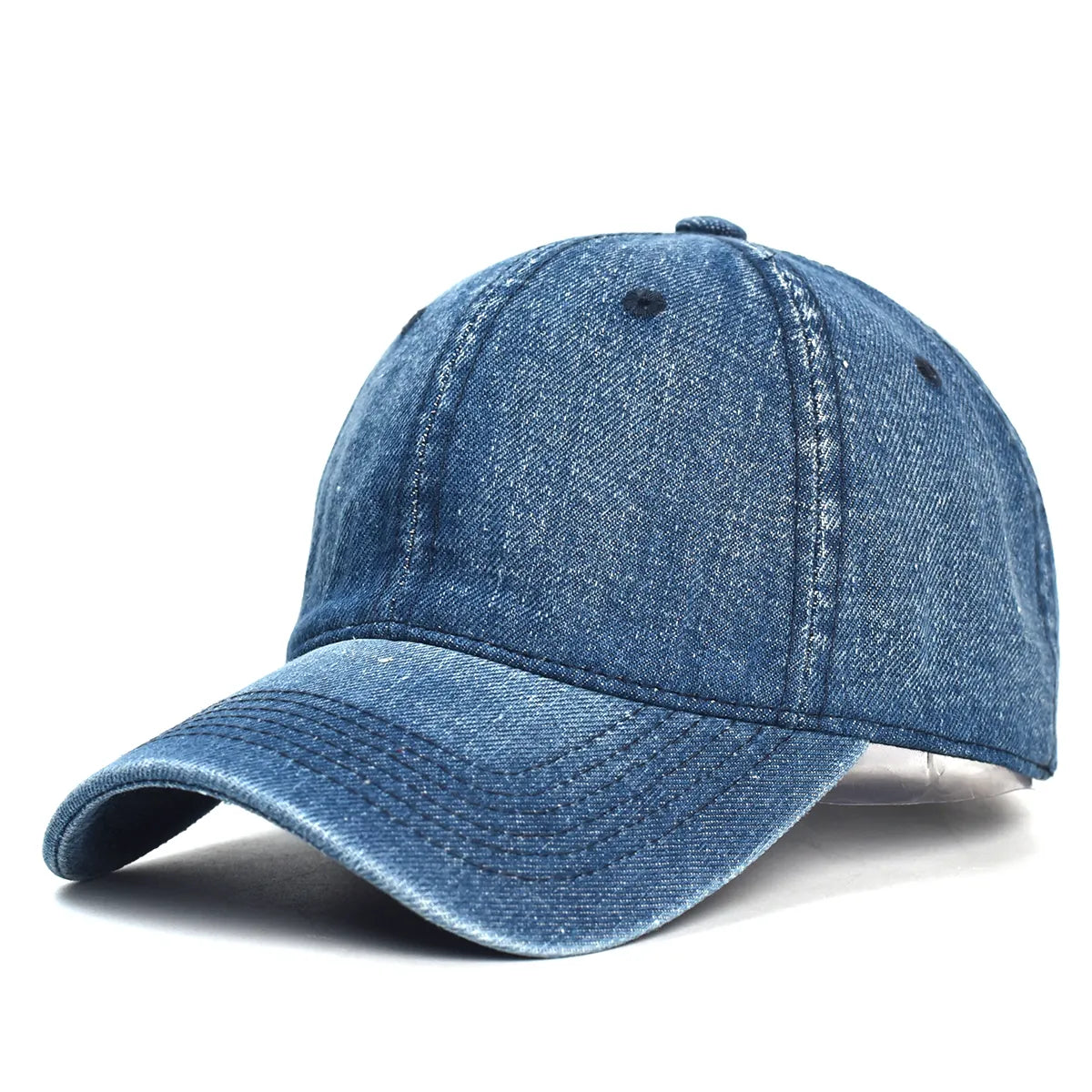 denim baseball cap