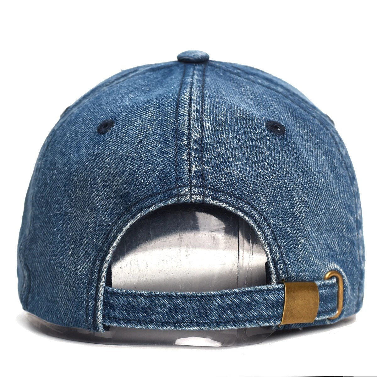 denim baseball cap