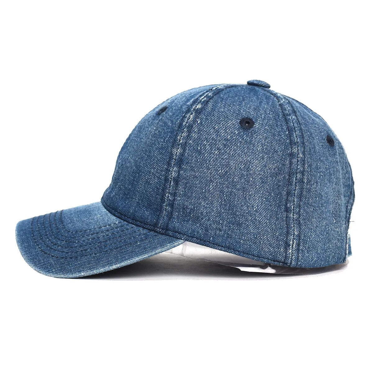 denim baseball cap