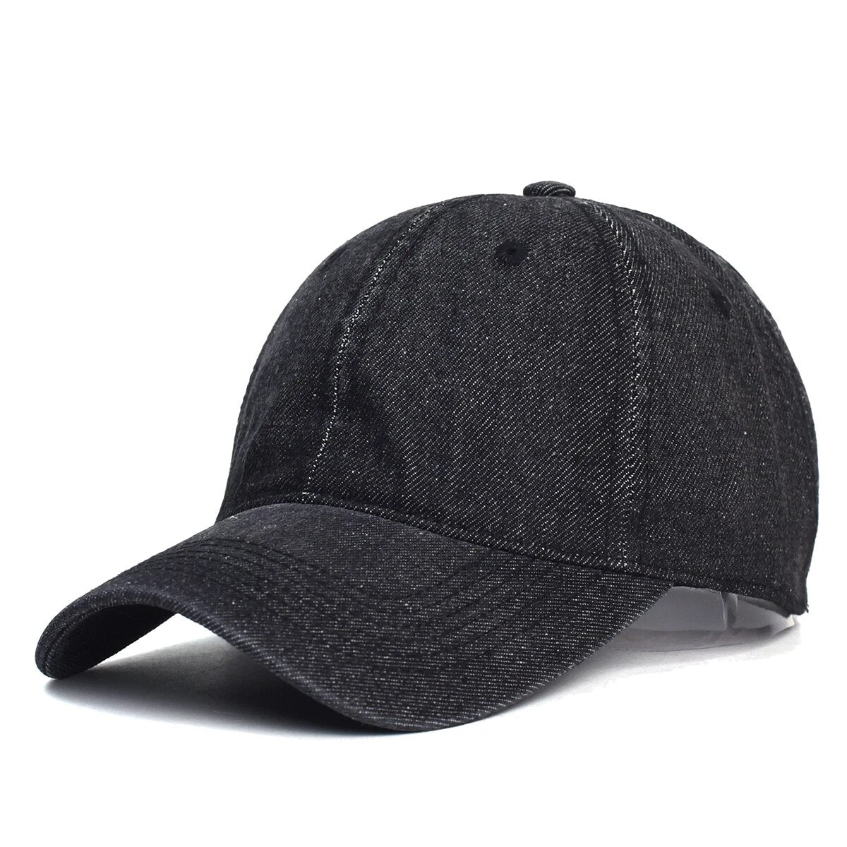 denim baseball cap